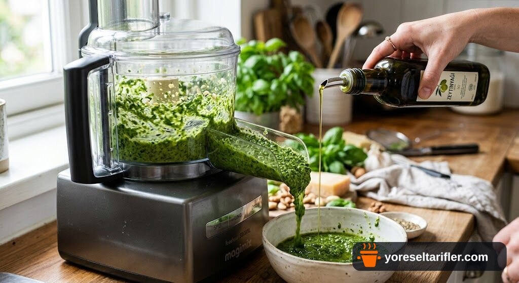Taze Maydanozlu Pesto Sos Tarifi — Adım 2