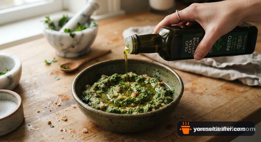 Taze Maydanozlu Pesto Sos Tarifi — Adım 3
