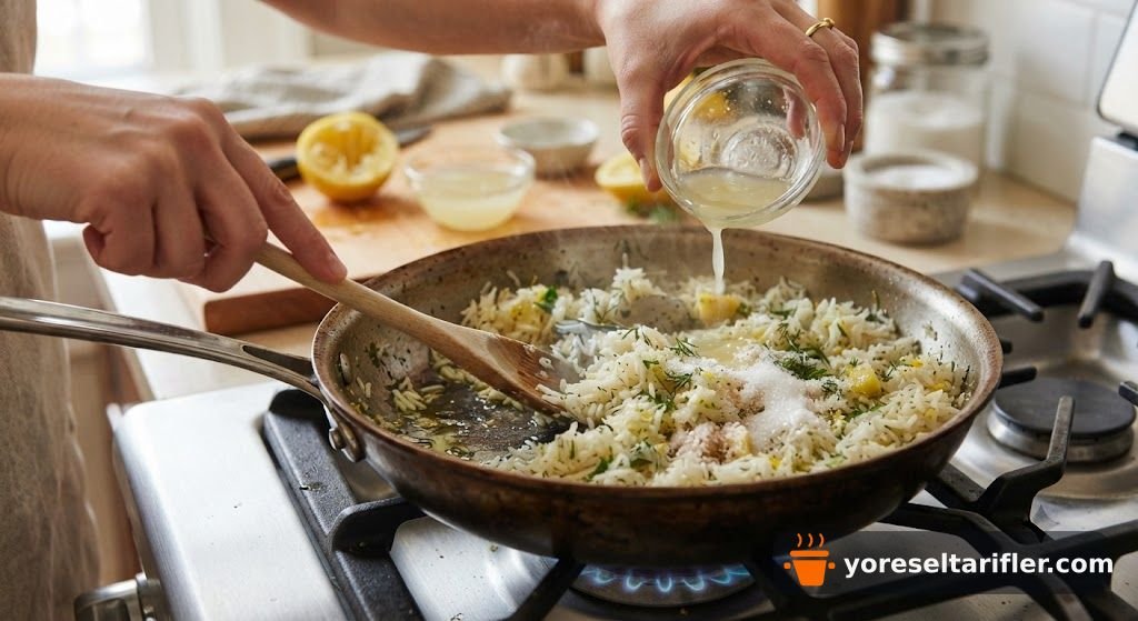 Tel Tel Dökülen Arpa Şehriyeli Pirinç Pilavı Tarifi — Adım 10