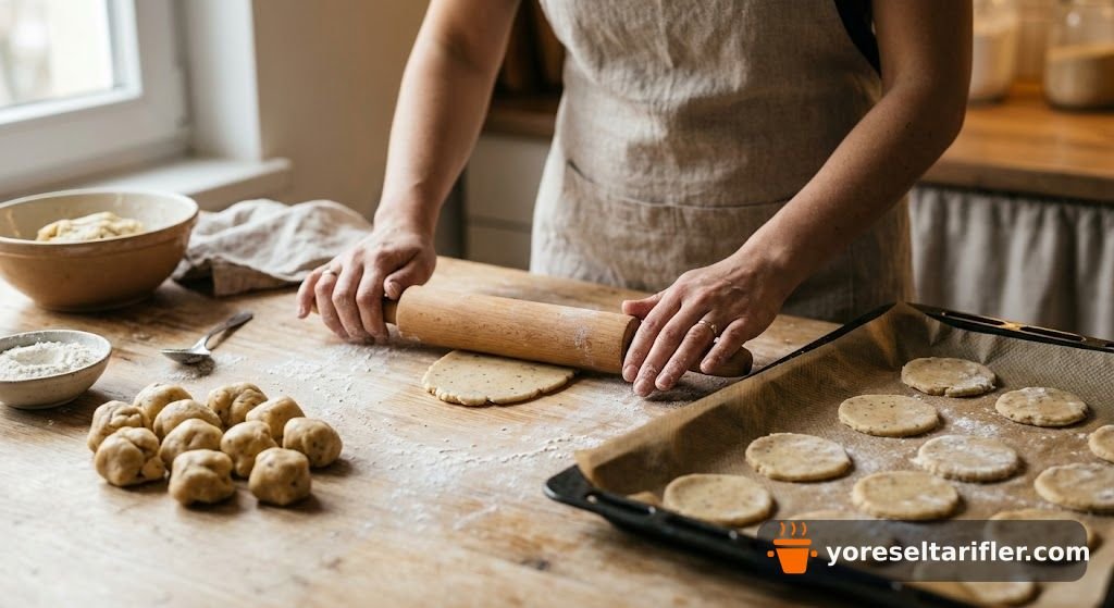 Tereyağı Kuru Pasta Tarifi — Adım 3