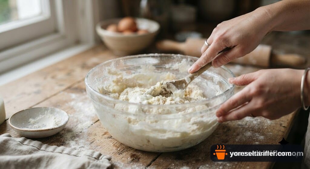 Tereyağlı Pastane Poğaçası Tarifi — Adım 2
