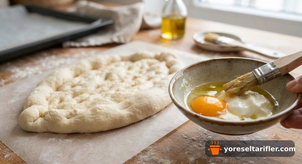 Tereyağlı Zeytinyağlı Yumuşak Pide Tarifi — Adım 5