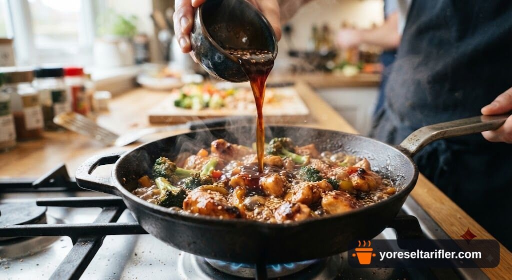 Teriyaki Sosuyla Kıvamı Sürpriz Tavuk Tarifi — Adım 4