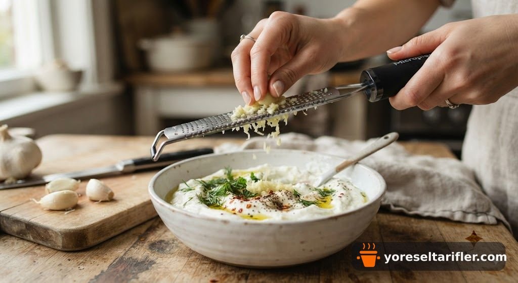 Tiftiklenmiş Yoğurtlu Tavuk Mezesi Tarifi — Adım 2
