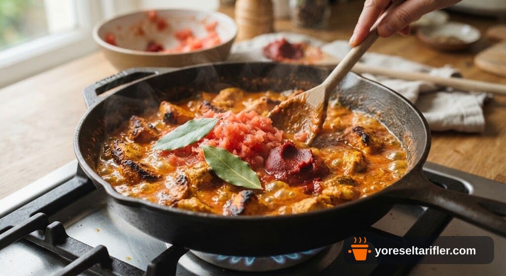 Tikka Masala Soslu Tavuk Tarifi — Adım 10