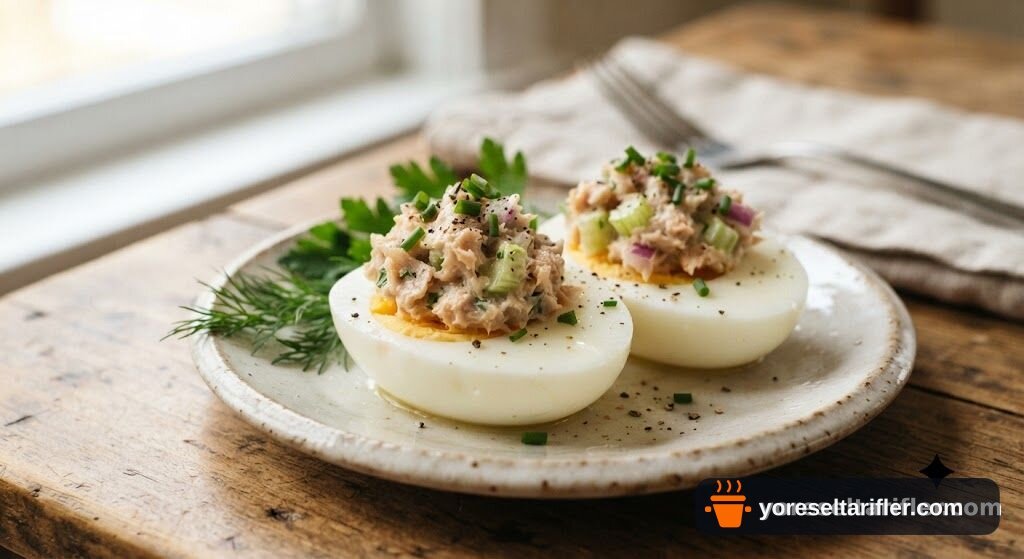 Ton Balıklı Dev Yumurtalar Tarifi — Adım 5