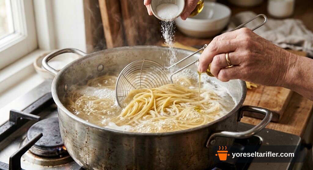 Ton Balıklı Kabaklı Spagetti Tarifi — Adım 1