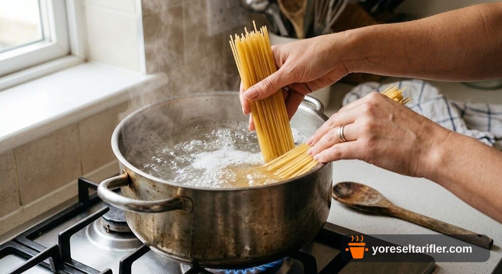 Ton Balıklı Kabaklı Spagetti Tarifi — Adım 2