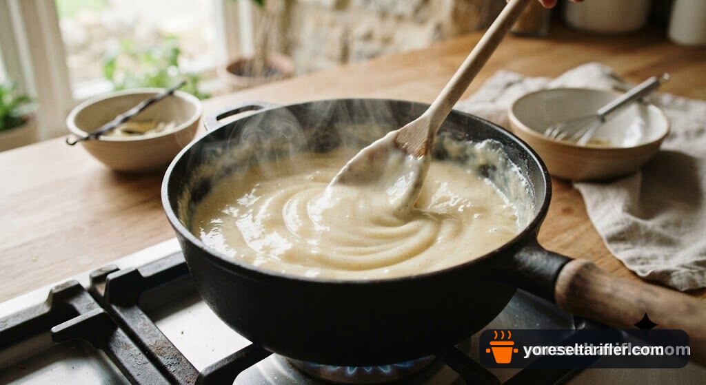 Trabzon Hurmalı Bisküvili Katlı Pasta Tarifi — Adım 6