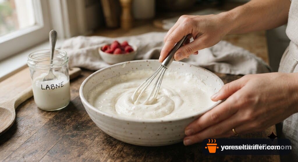 Trabzon Hurmalı Labne Cheesecake Tarifi — Adım 3