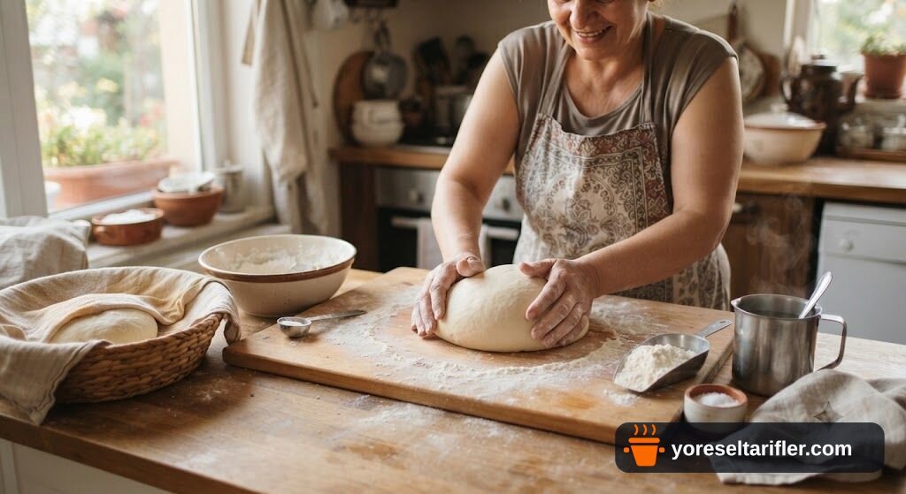Trakya'nın Sınırlarında Kızaran Sini Mantısı Tarifi — Adım 1