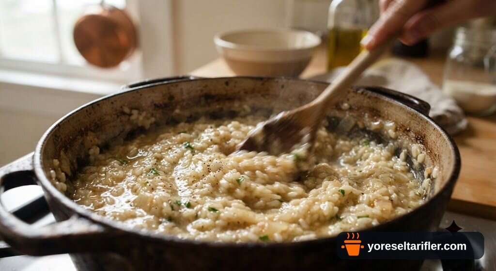 Trüf Kokulu İtalyan Risotto Tarifi — Adım 3