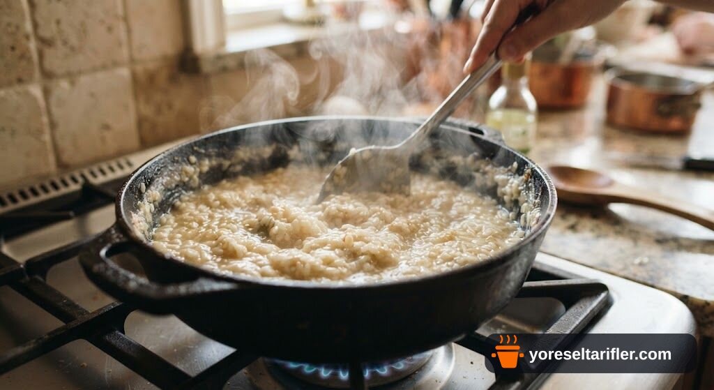 Trüf Kokulu İtalyan Risotto Tarifi — Adım 4