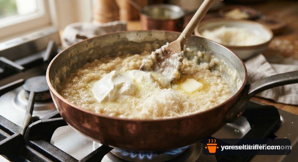 Trüf Kokulu İtalyan Risotto Tarifi — Adım 7