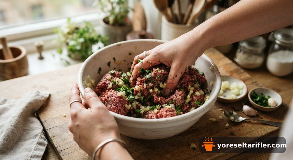 Turşu Kabab Köfte Patlıcan Tarifi — Adım 1