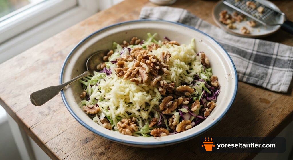 Turşu Tadında Mor Lahana Salatası Tarifi — Adım 3