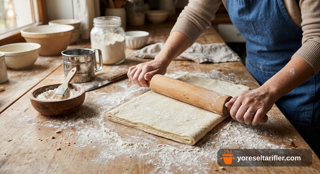 Üç Peynirli Çıtır Ispanaklı Börek Tarifi — Adım 7