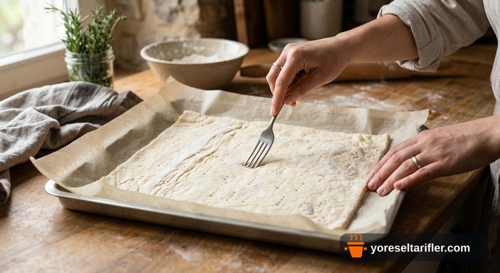 Üç Peynirli Çıtır Ispanaklı Börek Tarifi — Adım 8