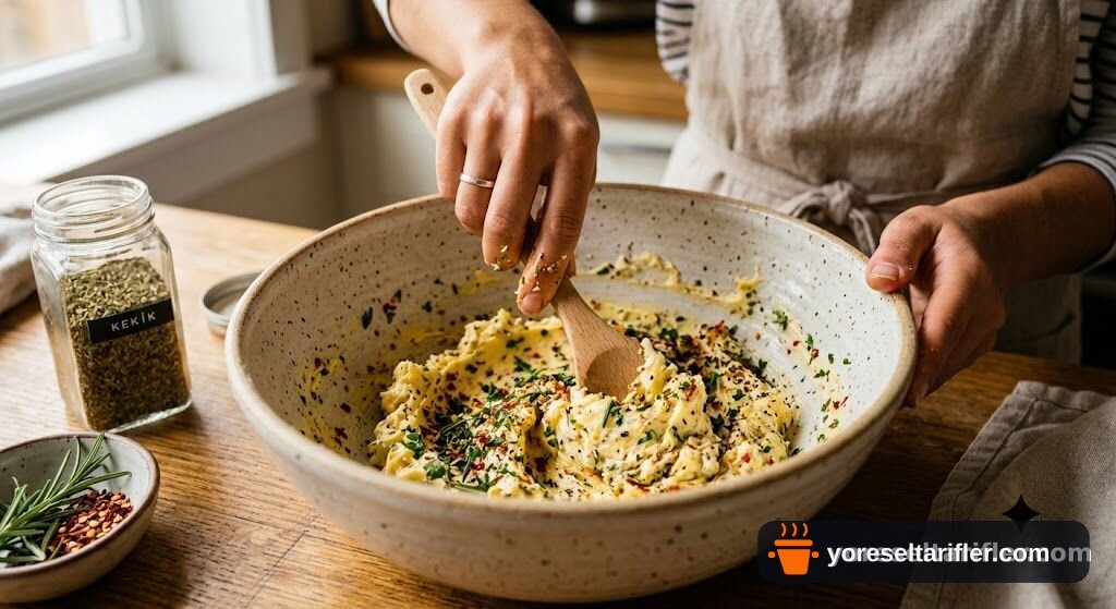 Üç Peynirli Ekmek Tarifi — Adım 3