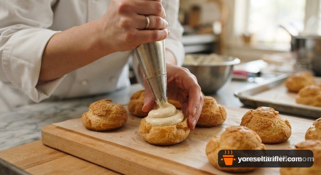 Üç Peynirli Pate a Choux Kahvaltılık Tarifi — Adım 5