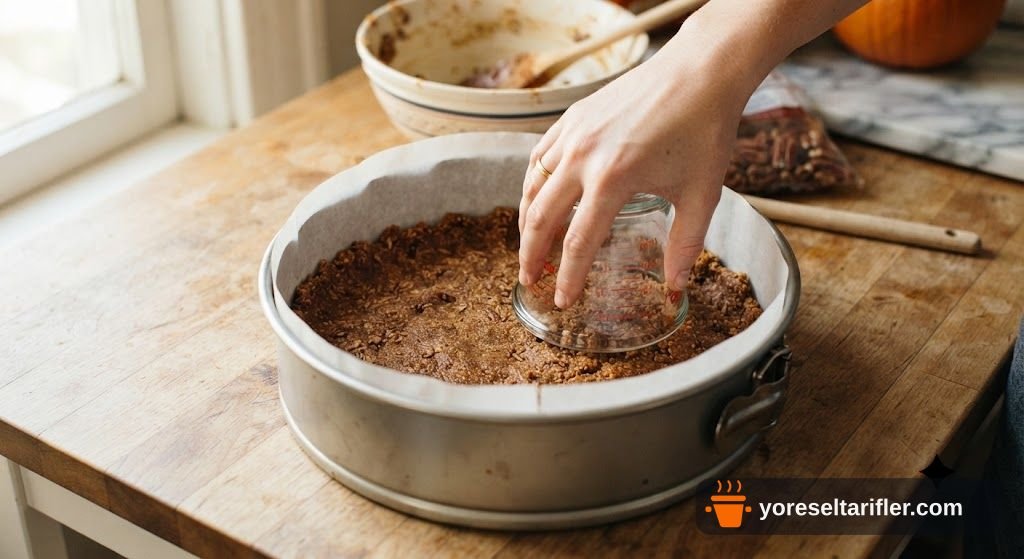 Üç Renkli Bal Kabaklı Cheesecake Tarifi — Adım 2