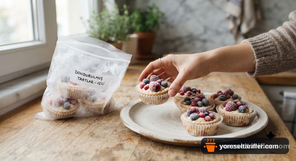 Üşengeçlere Pişmeyen Mini Tartlar Tarifi — Adım 6