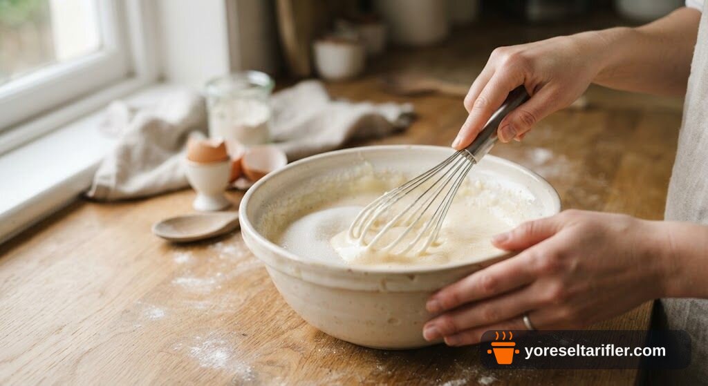 Vanilyalı Yumuşacık Pancake Tarifi — Adım 1