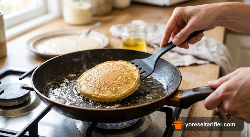 Vanilyalı Yumuşacık Pancake Tarifi — Adım 4