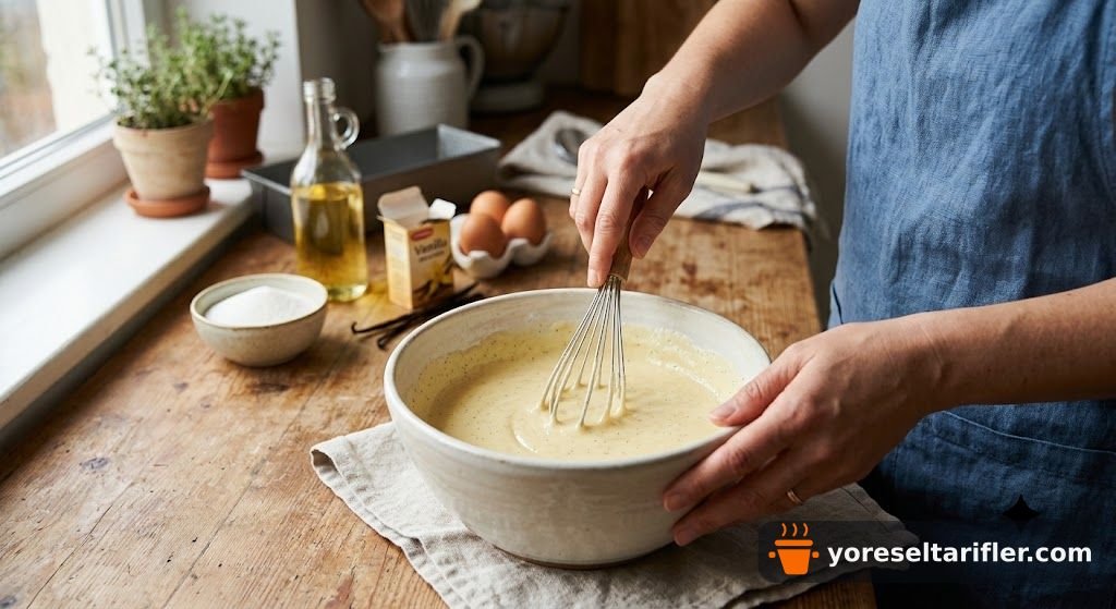 Vişne Soslu Yoğurt Keki Tarifi — Adım 6
