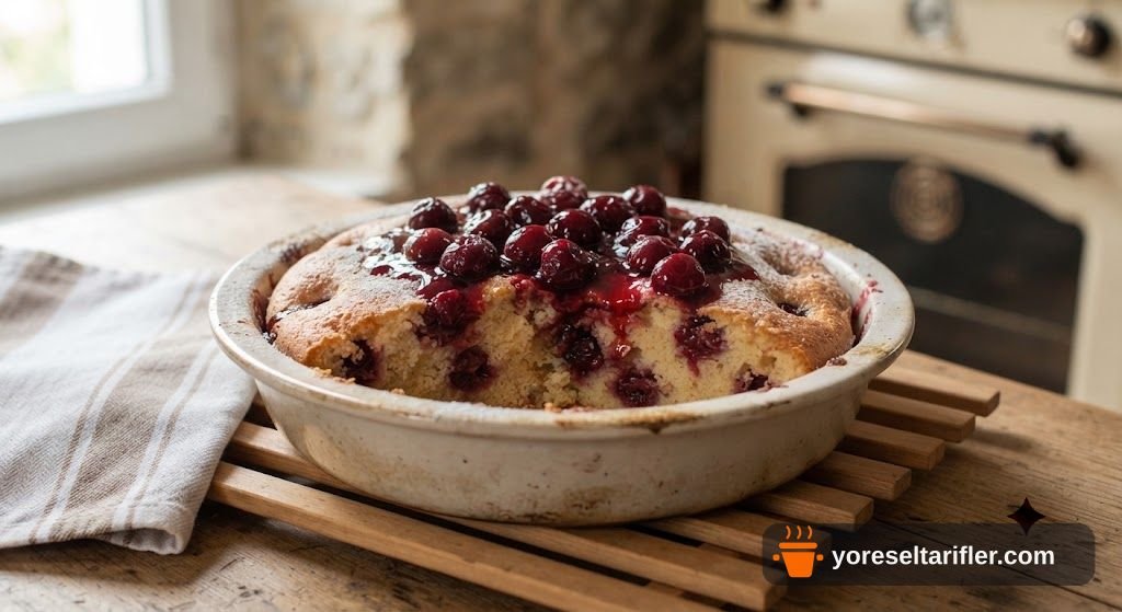 Vişne Soslu Yoğurt Keki Tarifi — Adım 9