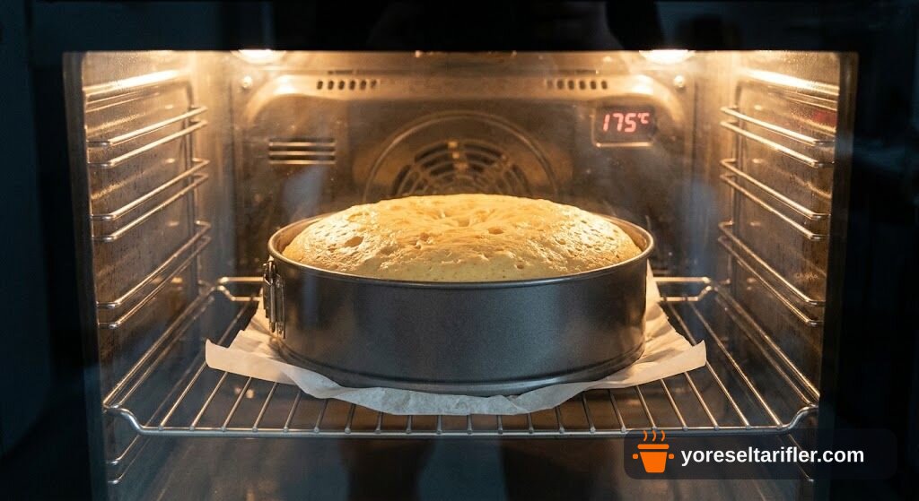 Vişneli Beyaz Çikolatalı Pasta Tarifi — Adım 3