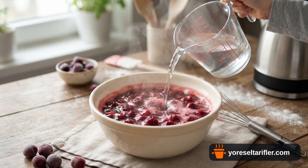 Vişneli Kedidili Pasta Tarifi — Adım 13