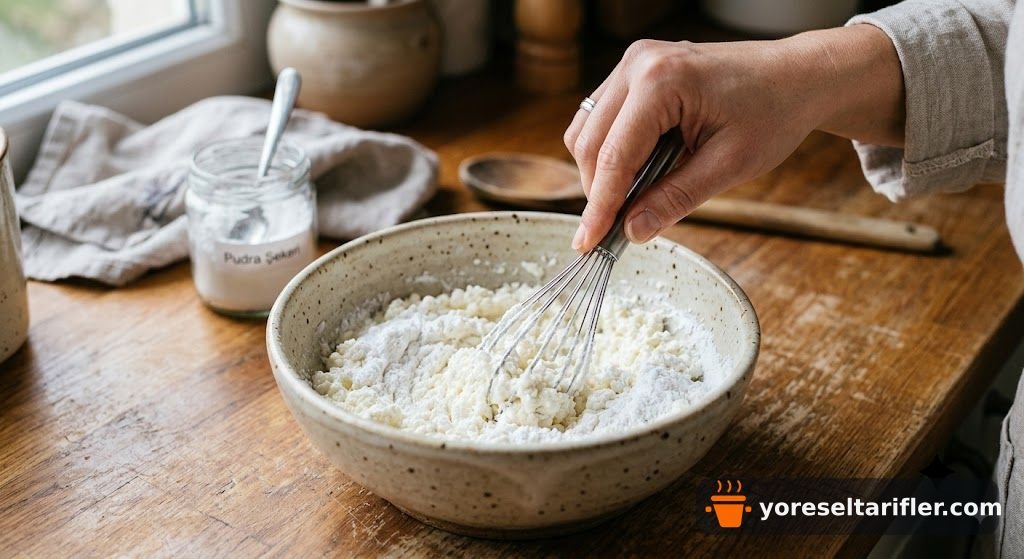 Vişneli Yalancı Tiramisu Tarifi — Adım 1