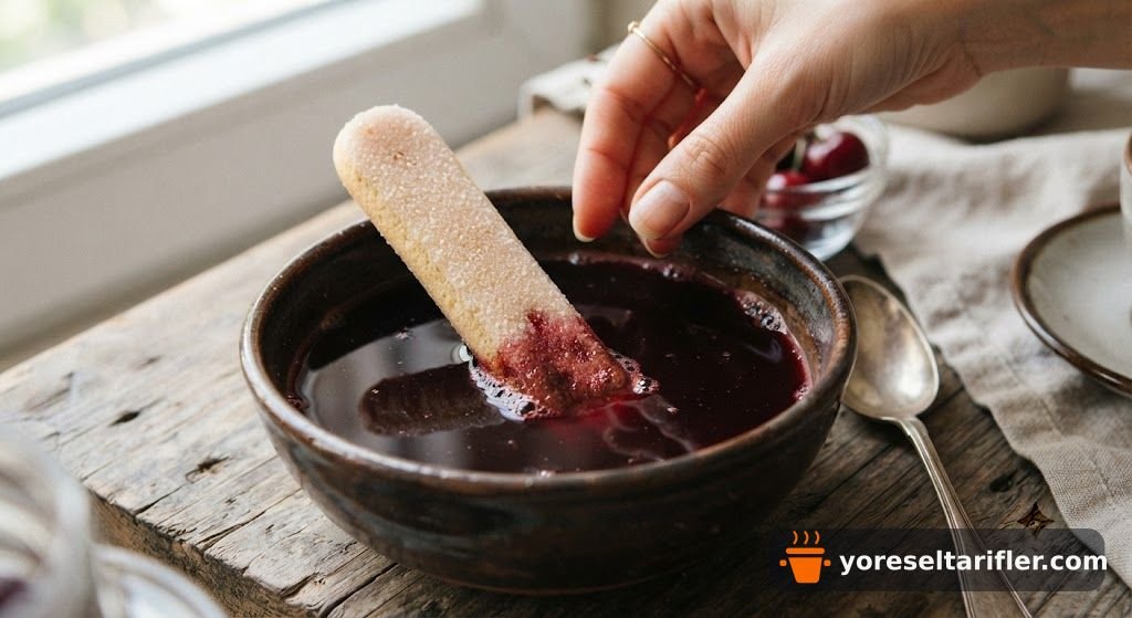 Vişneli Yalancı Tiramisu Tarifi — Adım 4
