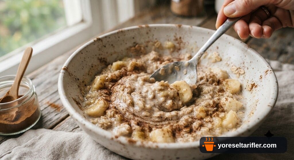 Vitaminli Yulaf Pankek Tarifi — Adım 2