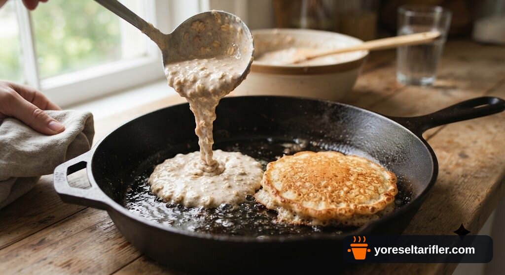 Vitaminli Yulaf Pankek Tarifi — Adım 4