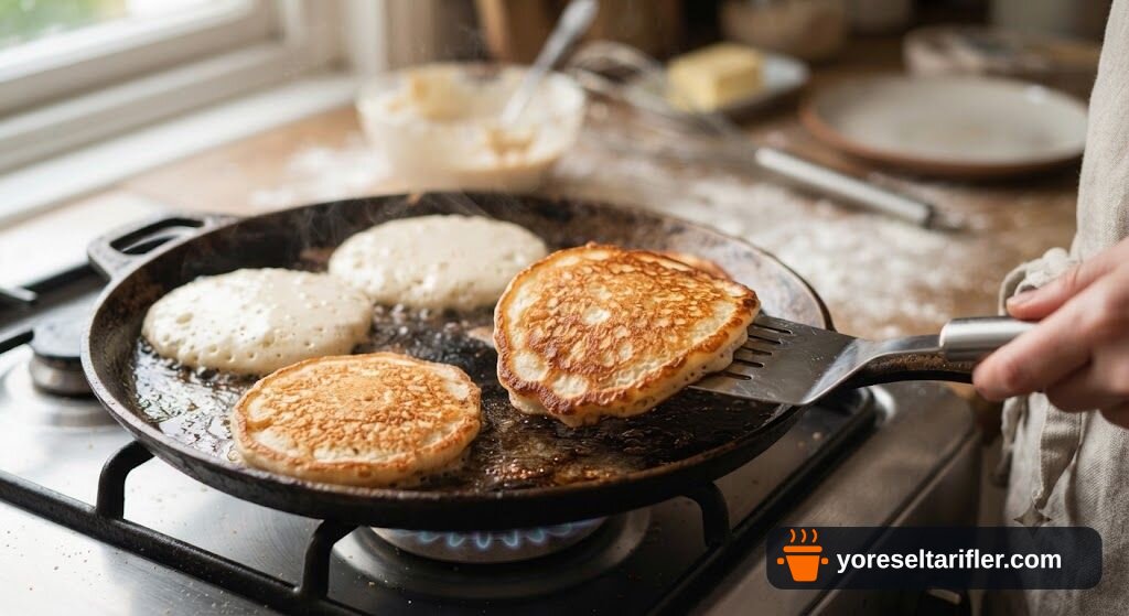 Vitaminli Yulaf Pankek Tarifi — Adım 5