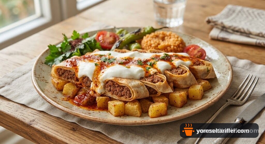 Yalancı Beyti Kebabı Patatesli Tarifi — Adım 6