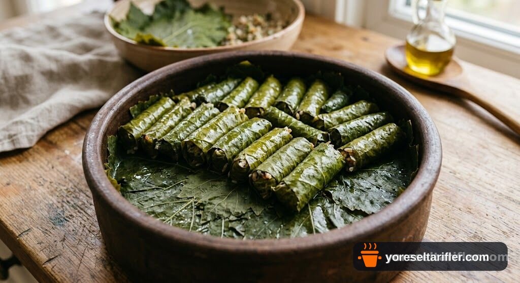 Buzdolabı Poşeti ile Yaprak Sarma Tarifi — Adım 11