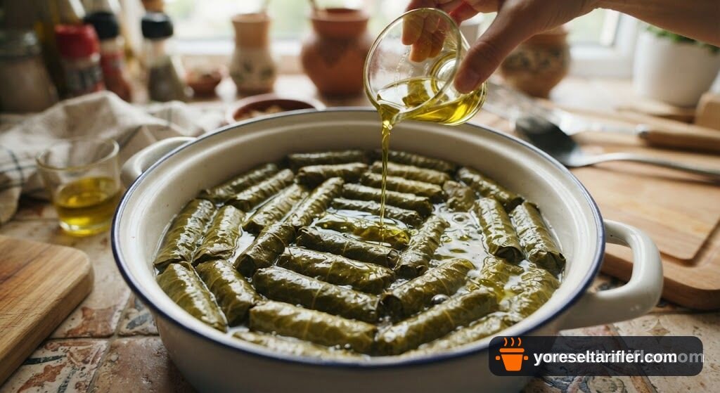 Buzdolabı Poşeti ile Yaprak Sarma Tarifi — Adım 12