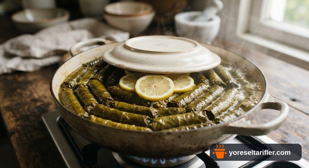 Buzdolabı Poşeti ile Yaprak Sarma Tarifi — Adım 13