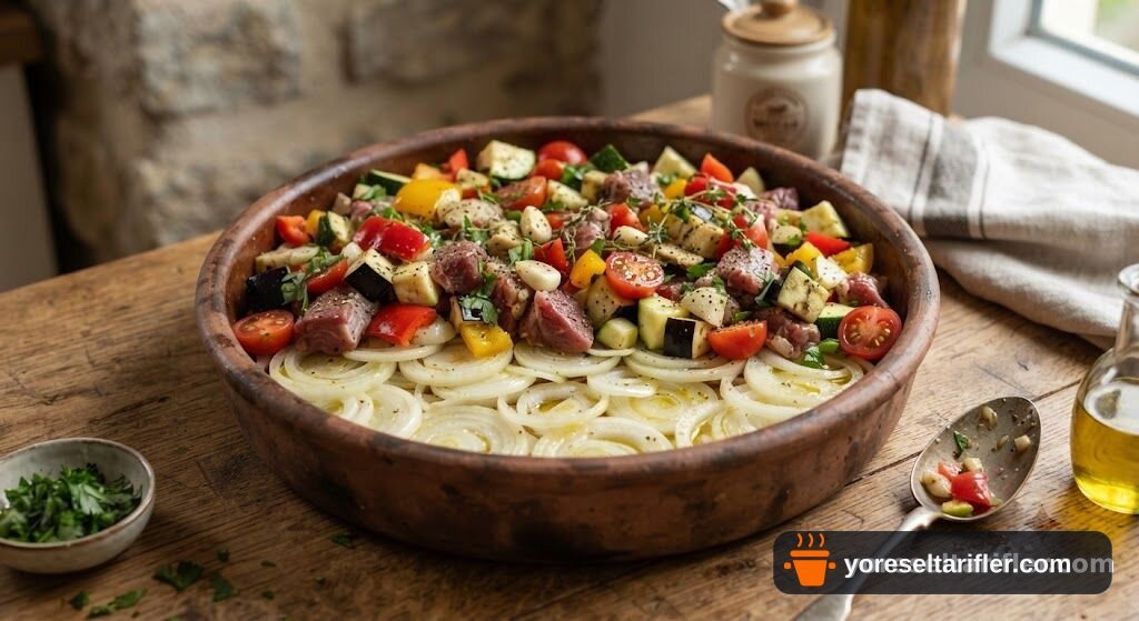 Fırında Yaz Güveci Tarifi — Adım 3
