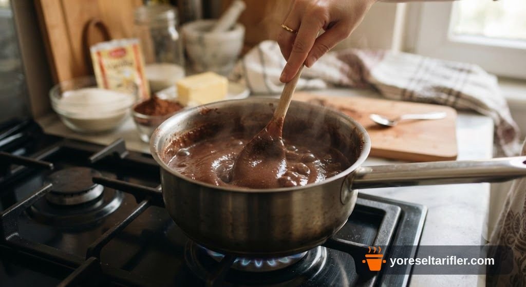 Yazın Favorisi İrmikli Kakao Pastası Tarifi — Adım 1