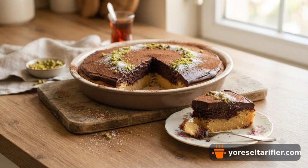 Yazın Favorisi İrmikli Kakao Pastası Tarifi — Adım 3