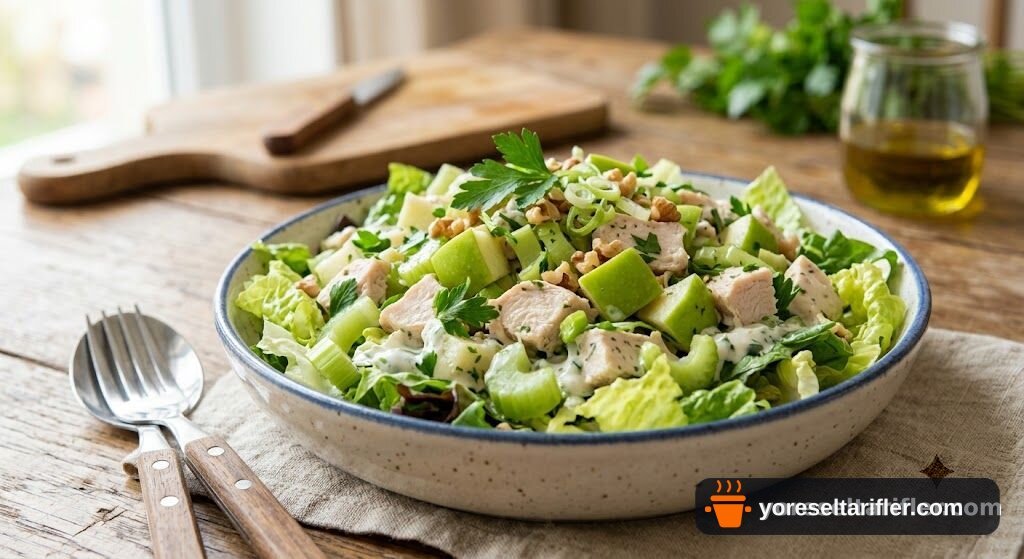 Yeşil Elmalı Tavuk Salatası Tarifi — Adım 3