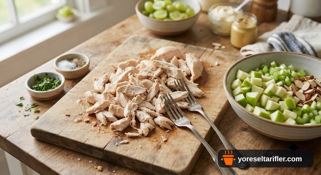 Yeşil Elmalı Tavuk Salatası Tarifi — Adım 5