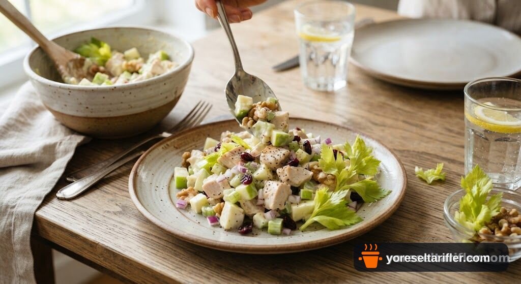 Yeşil Elmalı Tavuk Salatası Tarifi — Adım 7