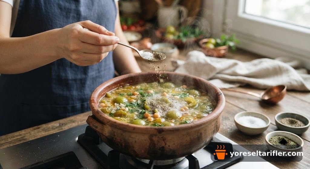 Yeşil Erikli Ekşi Çorba Tarifi — Adım 4
