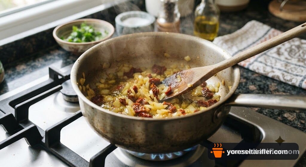 Yeşil Mercimekli Bulgur Pilavı Tarifi — Adım 2