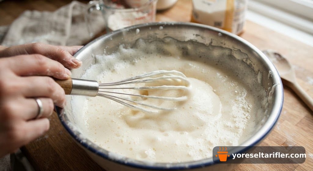 Yeşil Renk Sürprizli Ispanaklı Kek Tarifi — Adım 2
